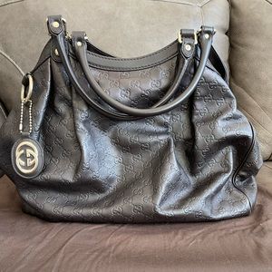 Gucci Large Guccisima Horsebit Hobo